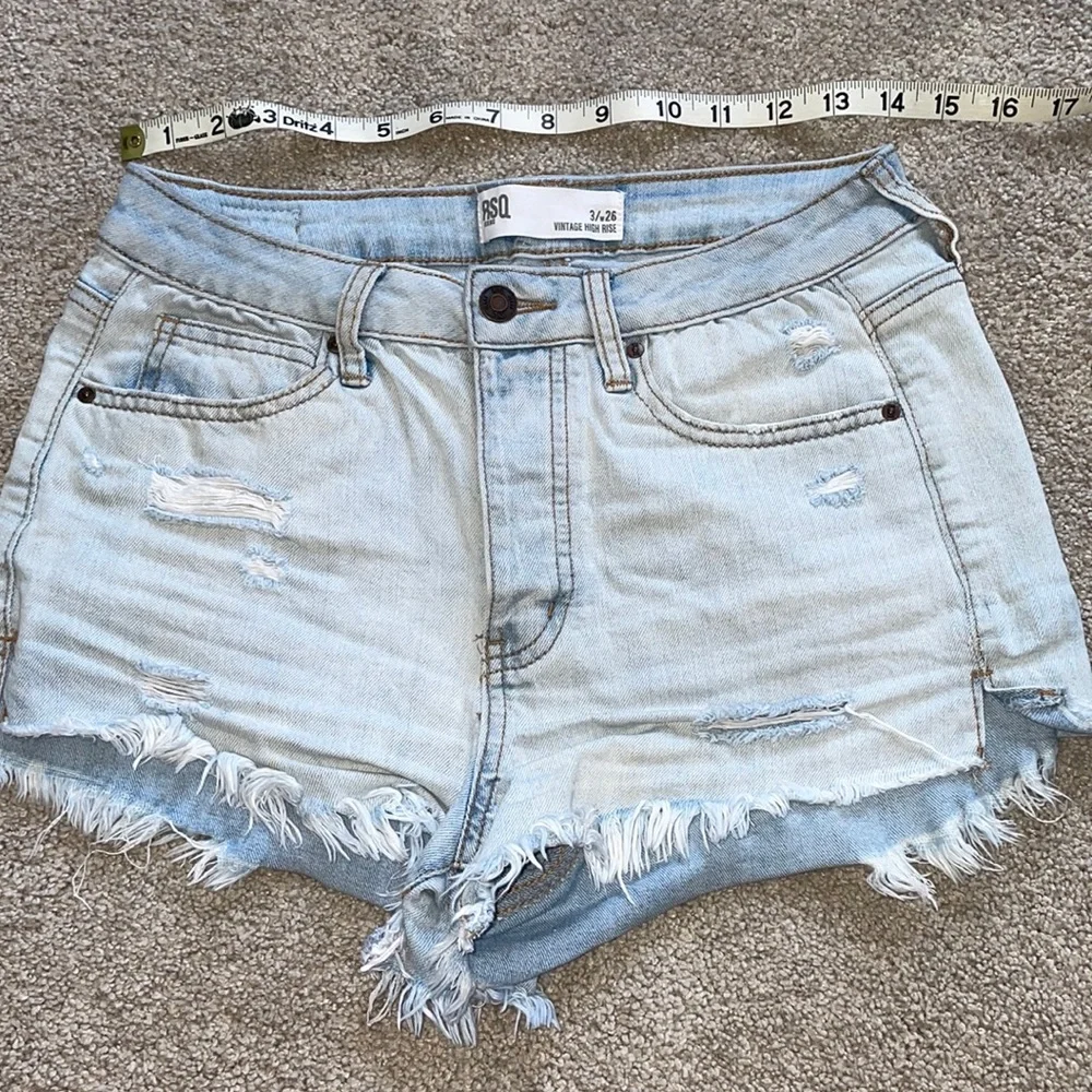 RSQ High Rise Jean Short - Picture 1 of 3